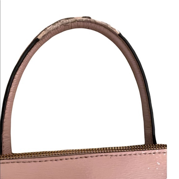 SALE! Kate Spade Lise Bixby Place Patent Beige Top Handle Bag - Picture 15 of 16